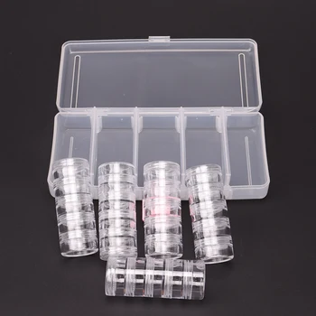 Multifunction Diamond Painting Box Set Empty 25-Grid Clear Cream Container Cosmetic Container Face Cream Sample Pots Gel Box
Multifunction Diamond Painting Box Set Empty 25-Grid Clear Cream Container Cosmetic Container Face Cream Sample Pots Gel Box