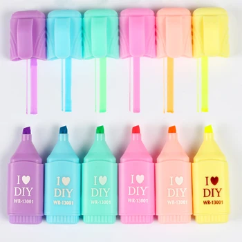 6pcs/set Mini Fluorescent Highlighter Pen Neon Colors Cute Quality Text Marker Coloring Drawing for Students Children As Gift
6pcs/set Mini Fluorescent Highlighter Pen Neon Colors Cute Quality Text Marker Coloring Drawing for Students Children As Gift