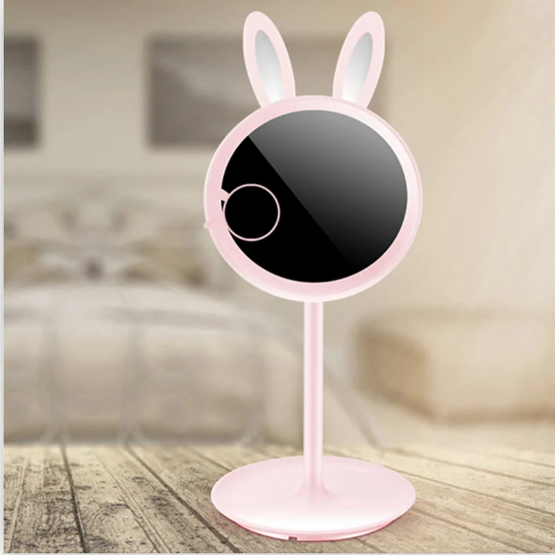 Creative Rabbit LED Makeup Mirror Light USB portable charging LED soft light Foldable Adjustable Round vanity mirror light gift
Creative Rabbit LED Makeup Mirror Light USB portable charging LED soft light Foldable Adjustable Round vanity mirror light gift