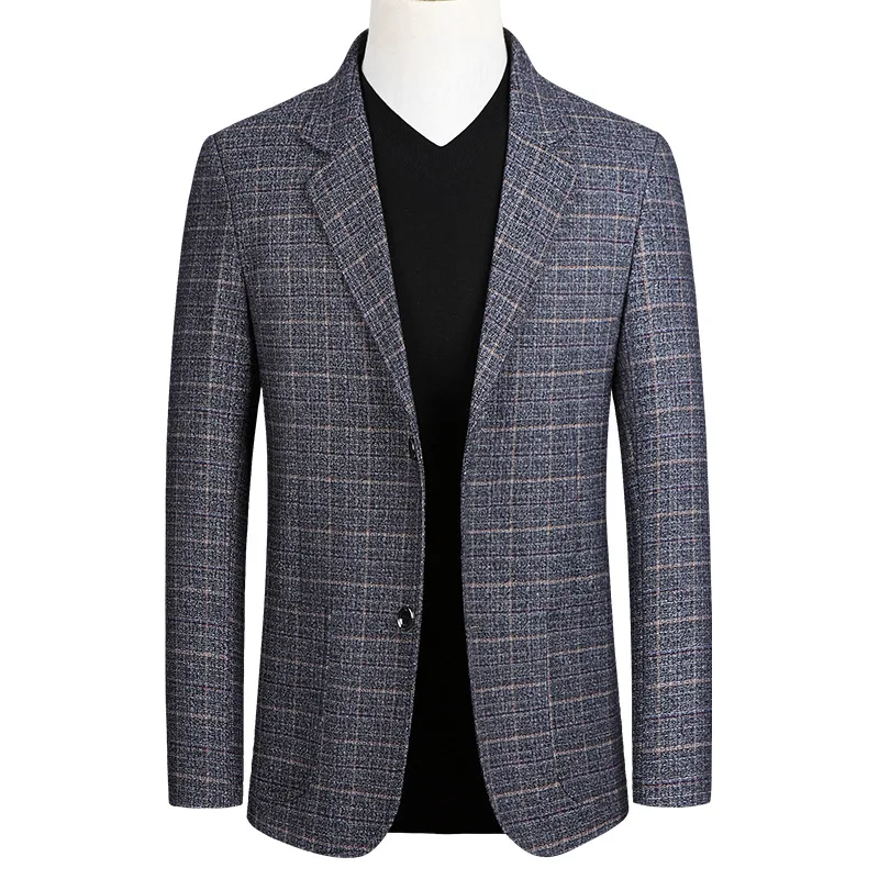 New Brand Men's Spring Autumn Smart Casual Suits Jackets High Quality Mens Stylish Elegant Plaid Wedding Dress Blazer Slim Fit
New Brand Men's Spring Autumn Smart Casual Suits Jackets High Quality Mens Stylish Elegant Plaid Wedding Dress Blazer Slim Fit