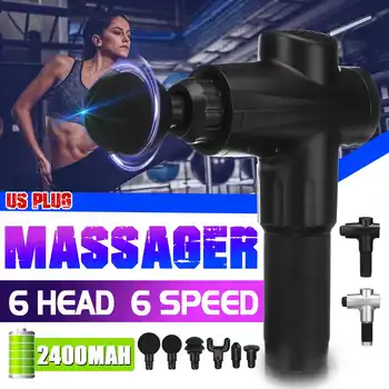 3200r/min Therapy Massage Guns 6 Gears Muscle Massager Pain Sport Massage Machine Relax Body Slimming Relief 6 Heads 2400mAh
3200r/min Therapy Massage Guns 6 Gears Muscle Massager Pain Sport Massage Machine Relax Body Slimming Relief 6 Heads 2400mAh