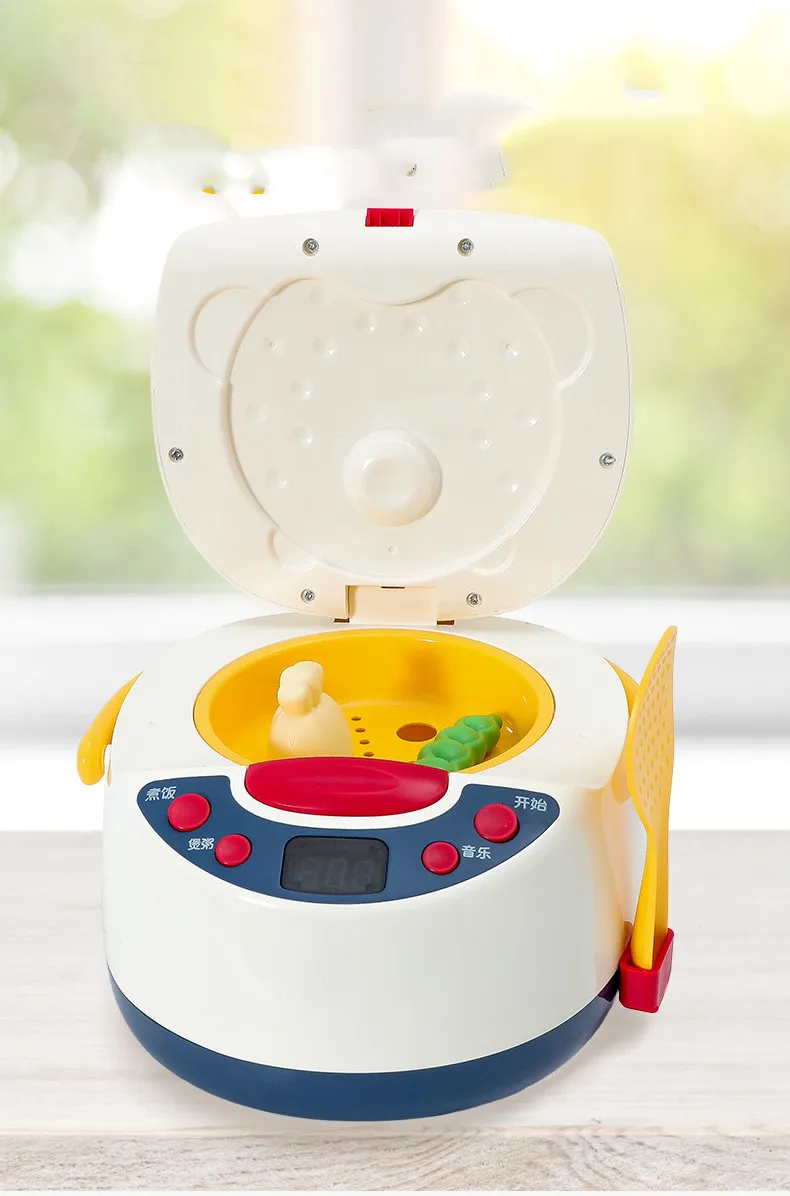Simulation Kitchenware Set Children Cooking Rice Cooker Cooking Miniature Food Steam Girls Cooking Toys for Girls Juguetes Nina
Simulation Kitchenware Set Children Cooking Rice Cooker Cooking Miniature Food Steam Girls Cooking Toys for Girls Juguetes Nina