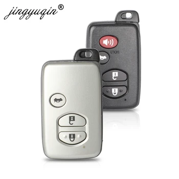 Jingyuqin 3/4 Buttons Remote Silicone Smart Key Case Shell Cover For Toyota Land Cruiser Prado 150 Camry Prius Crown Holder
Jingyuqin 3/4 Buttons Remote Silicone Smart Key Case Shell Cover For Toyota Land Cruiser Prado 150 Camry Prius Crown Holder
