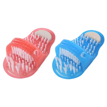 Plastic Bath Shoe Remove Dead Skin Massage Slipper Foot Scrubber Shower Brush Household Bathroom Foot Cleaning Brush Slipper
Plastic Bath Shoe Remove Dead Skin Massage Slipper Foot Scrubber Shower Brush Household Bathroom Foot Cleaning Brush Slipper