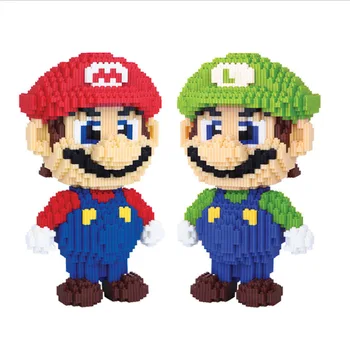 Super Mario Big size DIY Blocks Micro Cartoon DIY Building Toys Juguetes 3D Auction Figures Luigi Children Gifts 8001-8002
Super Mario Big size DIY Blocks Micro Cartoon DIY Building Toys Juguetes 3D Auction Figures Luigi Children Gifts 8001-8002