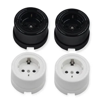 4pcs Home Improvement European-style Ceramic Socket Wall Electrical Pop Sockets EU Standard Outlet Free Shipping
4pcs Home Improvement European-style Ceramic Socket Wall Electrical Pop Sockets EU Standard Outlet Free Shipping