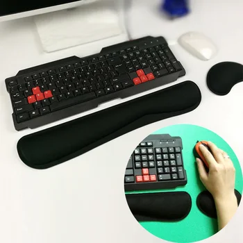 Keyboard wrist rest support cushion pad comfortable memory foam padded ergonomic wrist pillow for office Work and PC gaming
Keyboard wrist rest support cushion pad comfortable memory foam padded ergonomic wrist pillow for office Work and PC gaming