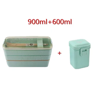 900ml 3 Layer Healthy Material Lunch Box Wheat Straw Bento Boxes Microwave Dinnerware Food Storage Container Lunchbox BentoBoxes
900ml 3 Layer Healthy Material Lunch Box Wheat Straw Bento Boxes Microwave Dinnerware Food Storage Container Lunchbox BentoBoxes