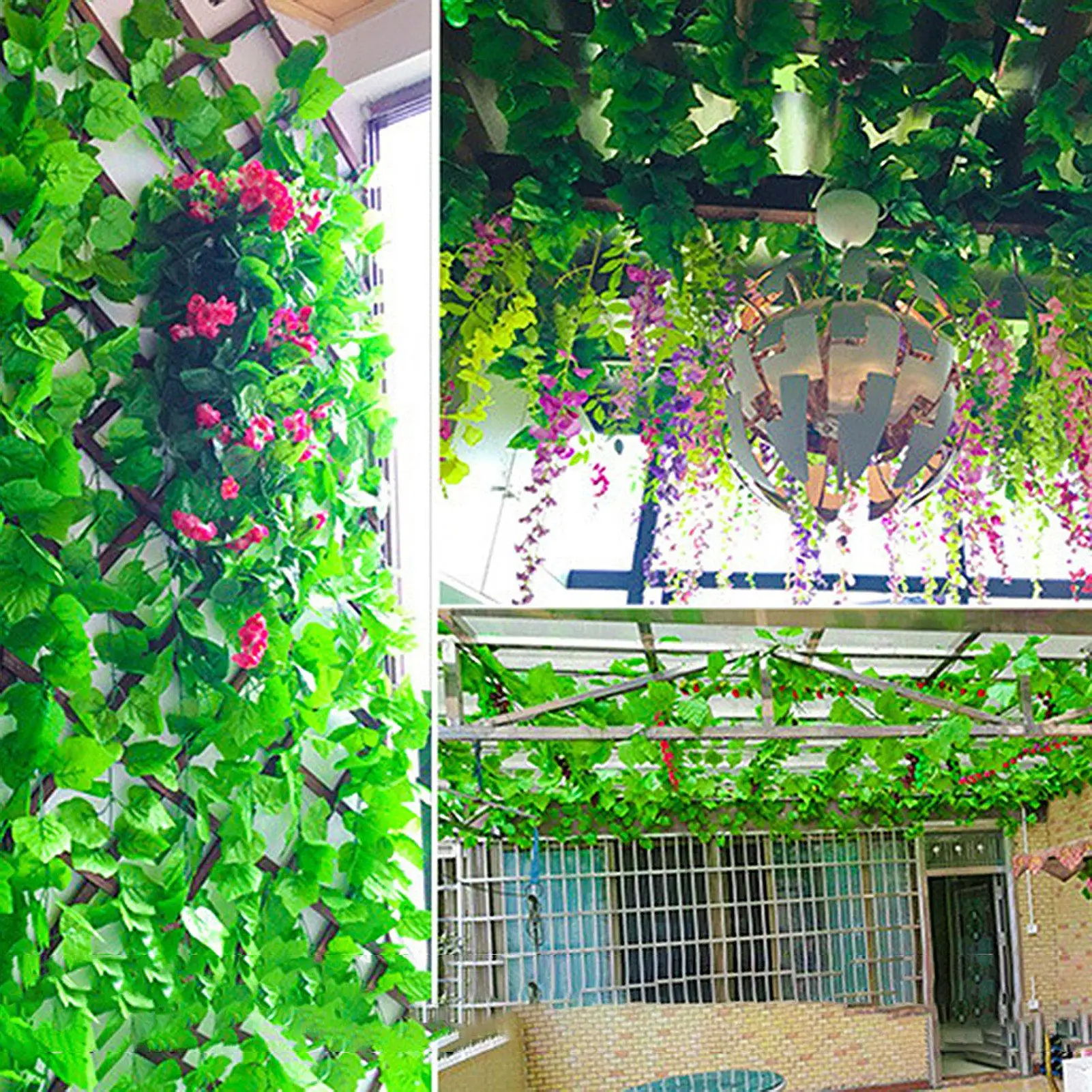 12Pcs Green Artificial Hanging Ivy Leaves Vine DIY Home Garden Party Decoration
12Pcs Green Artificial Hanging Ivy Leaves Vine DIY Home Garden Party Decoration