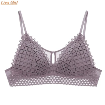 2020 French Sexy Lazy Bra Ultra-thin Triangle Cup Bra Lace Plaid Control Sexy Lingerie Bra Without Steel Rings Tube Tops M
2020 French Sexy Lazy Bra Ultra-thin Triangle Cup Bra Lace Plaid Control Sexy Lingerie Bra Without Steel Rings Tube Tops M