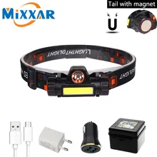 Portable Mini LED Headlamp Headlight Rechargeable Built-in 18650 Battery Magnet Camping Flashlight Head Torch Lamp Light
Portable Mini LED Headlamp Headlight Rechargeable Built-in 18650 Battery Magnet Camping Flashlight Head Torch Lamp Light