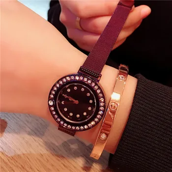 Drop Shipping Luxury Diamond Quartz Watch Delicate Waterproof Fashion Simple Black Steel Trap Watch For Student 
Drop Shipping Luxury Diamond Quartz Watch Delicate Waterproof Fashion Simple Black Steel Trap Watch For Student