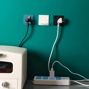 Solid color Sticky Hooks wall-mounted Multi-purpose wire plug Hooks Charging cable Socket Fixer Bracket Hook For Kitchen Gadgets
Solid color Sticky Hooks wall-mounted Multi-purpose wire plug Hooks Charging cable Socket Fixer Bracket Hook For Kitchen Gadgets