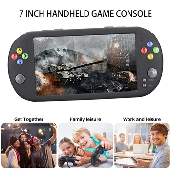 Handheld Game Console 7 inch Screen 8GB Portable Game Player Support For 8Bit 16bit 32bit Games Camera Video E-book
Handheld Game Console 7 inch Screen 8GB Portable Game Player Support For 8Bit 16bit 32bit Games Camera Video E-book