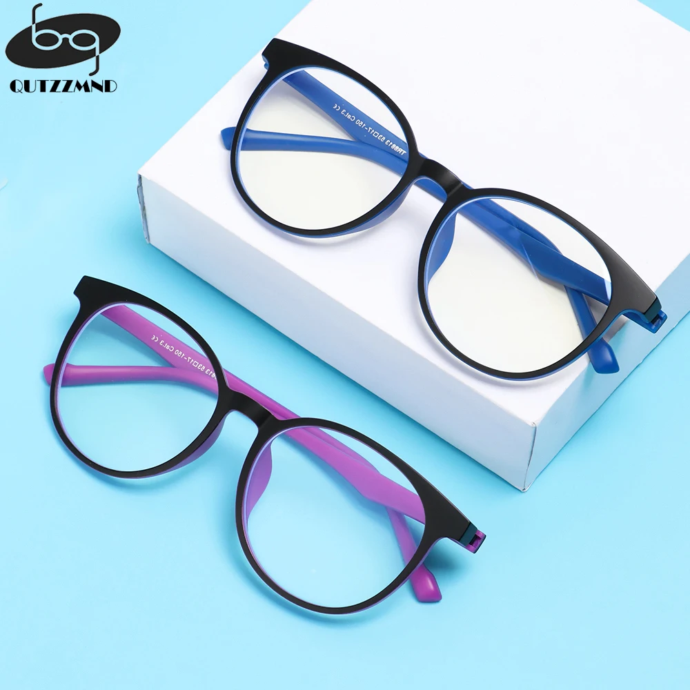 Qutzzmnd Comfortable Round Eyeglasses Online Classes Anti-Blue Light Glasses Urltra-Light Eye Protection Women Men Classes
Qutzzmnd Comfortable Round Eyeglasses Online Classes Anti-Blue Light Glasses Urltra-Light Eye Protection Women Men Classes