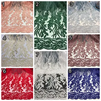 2019 High Quality African Lace Fabric Pure sequins French Net Embroidery Tulle Lace Fabric For Nigerian Wedding Party Dress
2019 High Quality African Lace Fabric Pure sequins French Net Embroidery Tulle Lace Fabric For Nigerian Wedding Party Dress