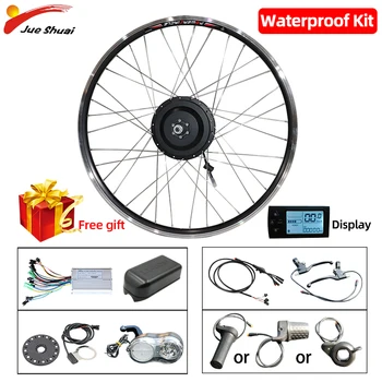 

Waterproof Electric Bike Conversion Kit 36V 250 350W 500W Powerful Ebike Kit 20"24"26"700C Front Rear Brushless Gear Hub Motor