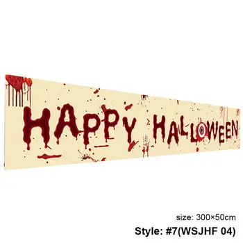 Hanging Banner Happy Hallowen Banner Scary Horror Large Polyester Cloth 100D Celebration Flags Halloween Sign Festival Decor
Hanging Banner Happy Hallowen Banner Scary Horror Large Polyester Cloth 100D Celebration Flags Halloween Sign Festival Decor