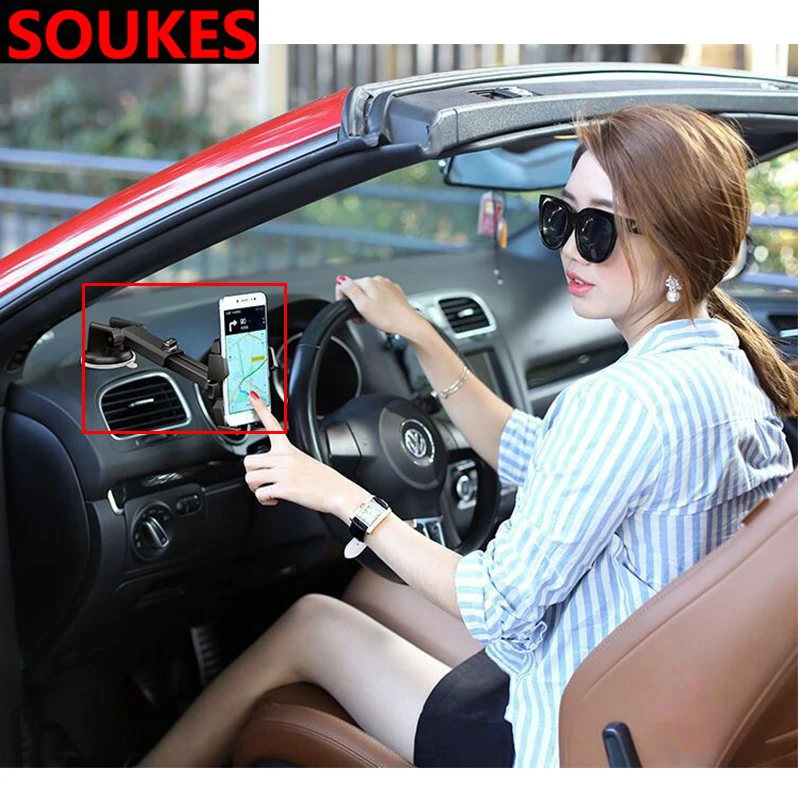 Автомобильный держатель телефона для лобового стекла Peugeot 206 307 407 308 208 Toyota Corolla Yaris