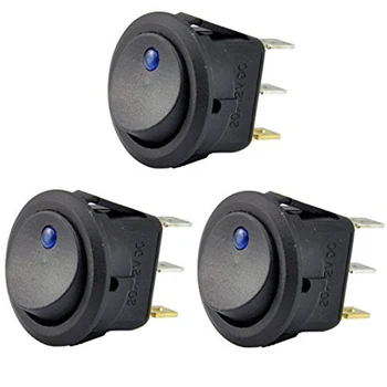 3Pc 12V 20A Rocker Toggle LED Switch Blue Light SPST On-Off Control for Boats Cars Racing Cars Off-Road Vehicles Heavy Trucks RV
3Pc 12V 20A Rocker Toggle LED Switch Blue Light SPST On-Off Control for Boats Cars Racing Cars Off-Road Vehicles Heavy Trucks RV