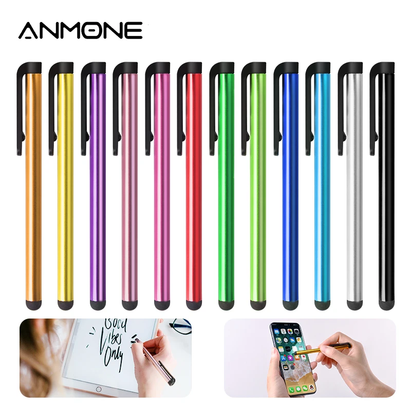 ANMONE 10PCS Metal Capacitive Touch Screen Stylus Pen For Phone & Pad Drawing Pen For Tablet PC Random Mixed Colors
ANMONE 10PCS Metal Capacitive Touch Screen Stylus Pen For Phone & Pad Drawing Pen For Tablet PC Random Mixed Colors