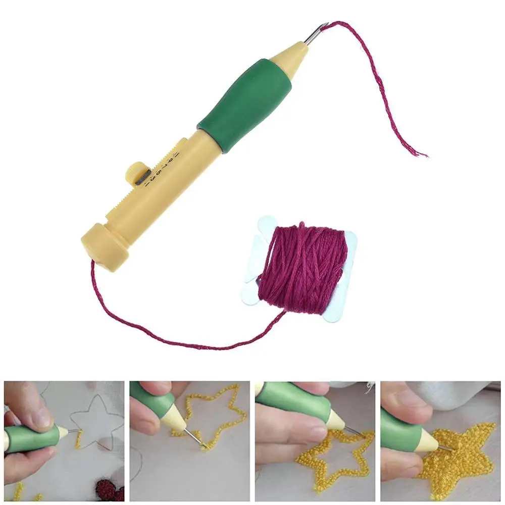 Magic Embroidery Pen Needles Stitches Embroidery Weaving Tool Sewing Kit Threads Accessory knitting needles
Magic Embroidery Pen Needles Stitches Embroidery Weaving Tool Sewing Kit Threads Accessory knitting needles