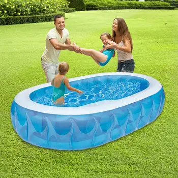 Inflatable Swimming Pool Durable Portable Summer Fun Pool Toy Built-in Drain Plugs For Kids Suitable For Car Travel Outdoor
Inflatable Swimming Pool Durable Portable Summer Fun Pool Toy Built-in Drain Plugs For Kids Suitable For Car Travel Outdoor