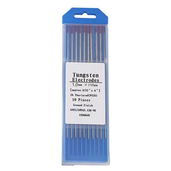 10pcs/Box WT20 Red Color Thorium Tungsten Electrode Head Tungsten Needle/rod For Welding Machine Drop Shipping Sale
10pcs/Box WT20 Red Color Thorium Tungsten Electrode Head Tungsten Needle/rod For Welding Machine Drop Shipping Sale