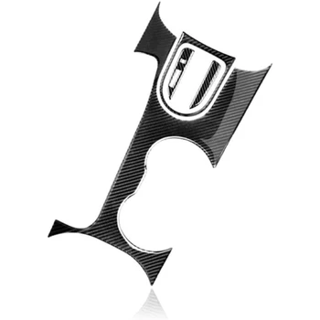 Car Carbon Fiber Transmission Water Cup Holder Decoration Sticker Cover,Inner Gearbox Cover, for Ford Mustang 2015-2019 
Car Carbon Fiber Transmission Water Cup Holder Decoration Sticker Cover,Inner Gearbox Cover, for Ford Mustang 2015-2019