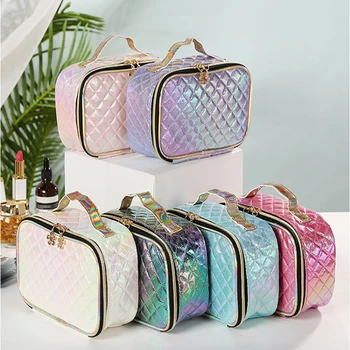 PU Cosmetic Bag 5-color Waterproof Large-capacity Portable Storage Bag Lingge Toiletries Storage Bag for Home Daily Travel Bag
PU Cosmetic Bag 5-color Waterproof Large-capacity Portable Storage Bag Lingge Toiletries Storage Bag for Home Daily Travel Bag