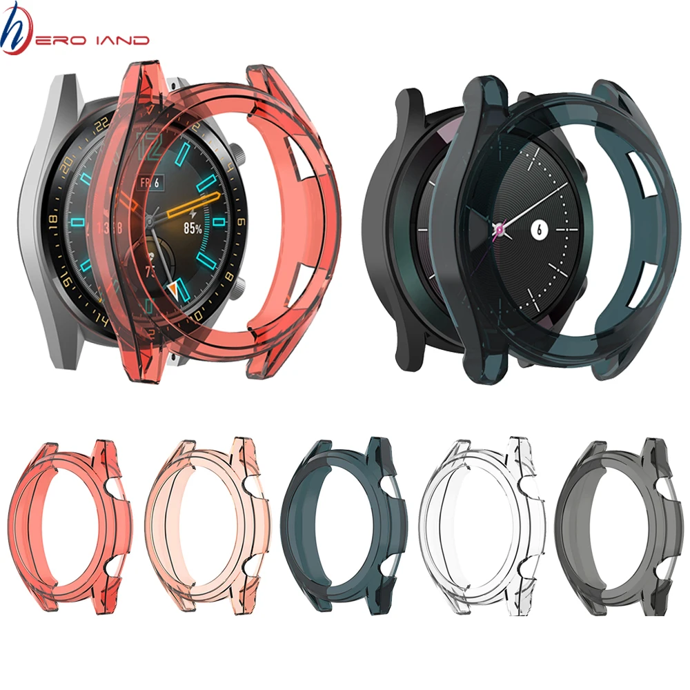 Protective Cases for Huawei Watch GT Ultra-thin Soft TPU Protection Silicone Frame Shell Case Cover for Huawei Watch GT Elegant
Protective Cases for Huawei Watch GT Ultra-thin Soft TPU Protection Silicone Frame Shell Case Cover for Huawei Watch GT Elegant