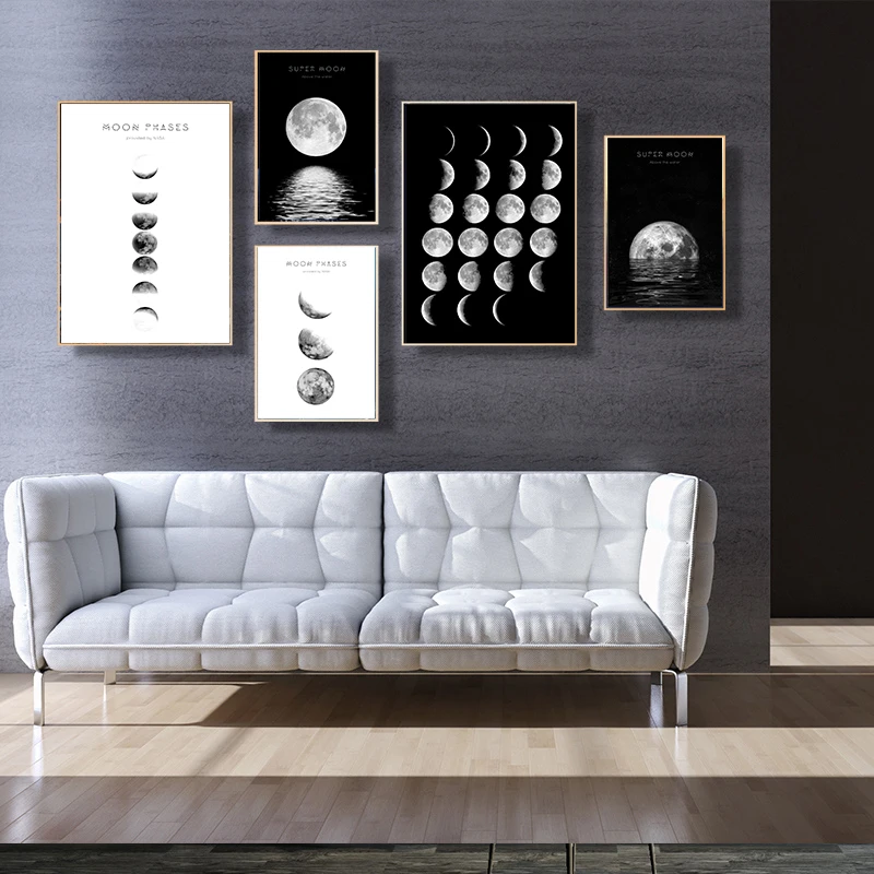 Moon Phase Canvas Posters and Prints Minimalist Luna Wall Art Abstract Painting Nordic Decoration Pictures Modern Home Décor
Moon Phase Canvas Posters and Prints Minimalist Luna Wall Art Abstract Painting Nordic Decoration Pictures Modern Home Décor