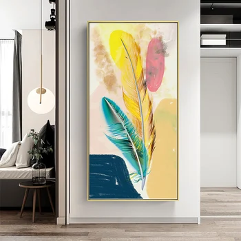 Modern Abstract Colorful Feathers Canvas Painting Posters and Prints Scandinavian Wall Art Picture for Living Room Cuadros Decor
Modern Abstract Colorful Feathers Canvas Painting Posters and Prints Scandinavian Wall Art Picture for Living Room Cuadros Decor
