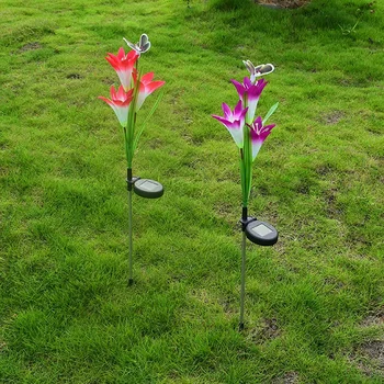 Solar Light Garden Waterproof IP65 LED Lawn Lamp Lily Flowers Outdoor Red/Purple Lily Lamp Environmentally Friendly Fashion
Solar Light Garden Waterproof IP65 LED Lawn Lamp Lily Flowers Outdoor Red/Purple Lily Lamp Environmentally Friendly Fashion