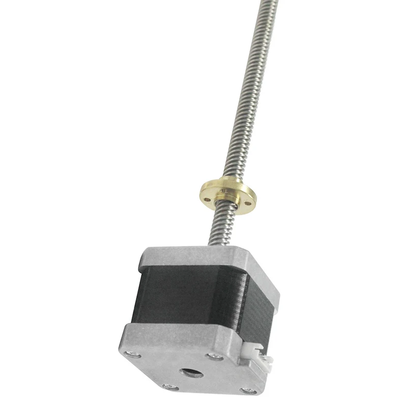 Nema17 17HS4401 Stepper Motor with T8 Screw Lead 8Mm 300Mm 42 Motor 42BYGH 3D Printer Motor with Screw for 3D Printer.
Nema17 17HS4401 Stepper Motor with T8 Screw Lead 8Mm 300Mm 42 Motor 42BYGH 3D Printer Motor with Screw for 3D Printer.