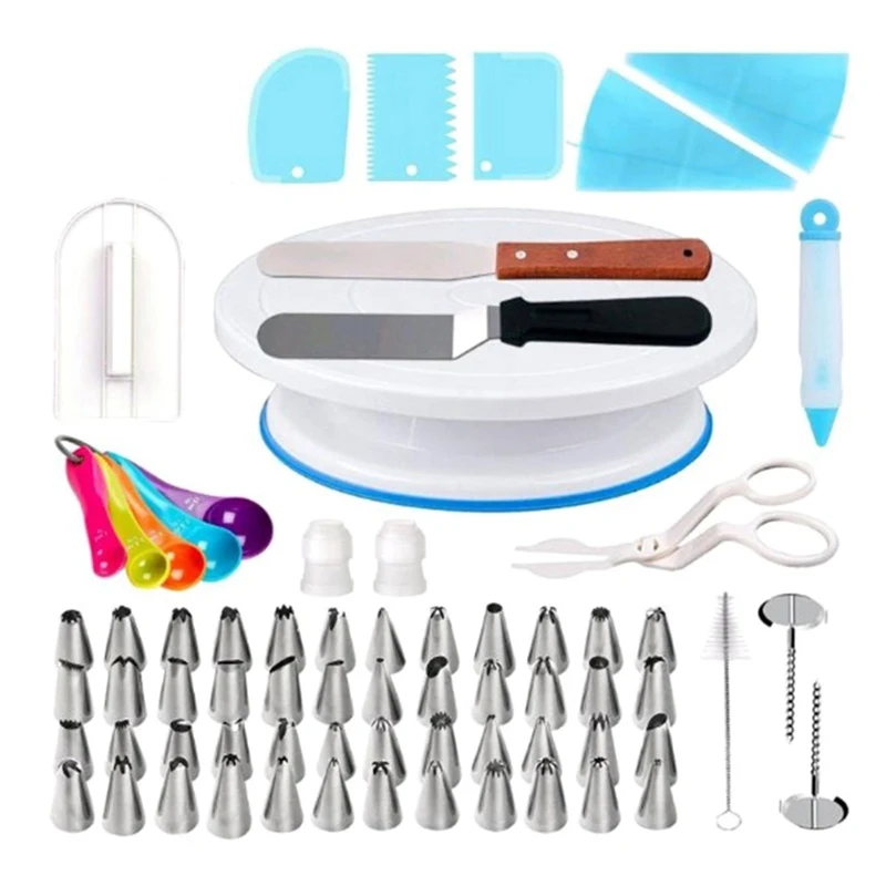 65 Pcs Icing Piping Pastry Nozzle Cake Decorating Kit Tips Baking Tools Cream Cake Decorating Set Stainless Steel Nozzles
65 Pcs Icing Piping Pastry Nozzle Cake Decorating Kit Tips Baking Tools Cream Cake Decorating Set Stainless Steel Nozzles