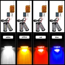 DC12-24V Strobe Lights with Remote Control 4LED Car Side Marker Lights For Pickups Trucks 16 Modes Warning Emergency Light Lamp
DC12-24V Strobe Lights with Remote Control 4LED Car Side Marker Lights For Pickups Trucks 16 Modes Warning Emergency Light Lamp