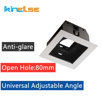 Recessed Square Ceiling Mounted Grill Downlight Base Socket Adjustable Frame Bracket Led GU10 MR16 Fitting Fixtures Lamp Holder
Recessed Square Ceiling Mounted Grill Downlight Base Socket Adjustable Frame Bracket Led GU10 MR16 Fitting Fixtures Lamp Holder