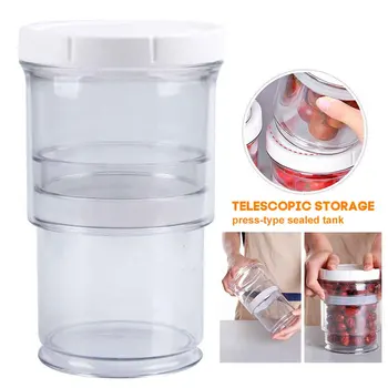 Home Storage Container Non Slip Kitchen PP Moisture Proof Coffee Beans Vacuum Clear Sealed Can Telescopic Jar Easy Clean
Home Storage Container Non Slip Kitchen PP Moisture Proof Coffee Beans Vacuum Clear Sealed Can Telescopic Jar Easy Clean