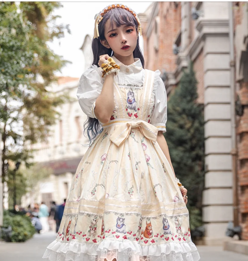 animal printing College style dress Mid waist lolita jsk lace loli dress bowknot kawaii princess cos Vestidos girl dress
animal printing College style dress Mid waist lolita jsk lace loli dress bowknot kawaii princess cos Vestidos girl dress