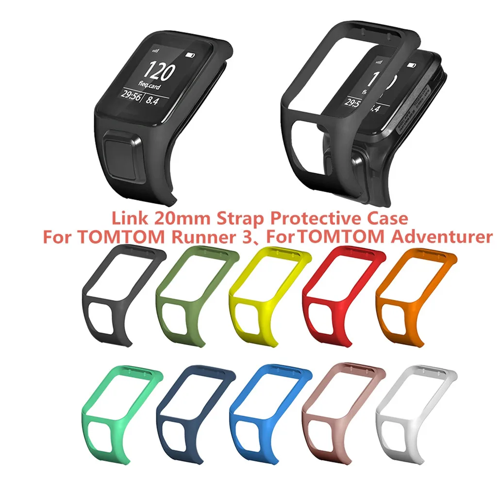Original authentic comfort Silicone Bumper Case Link 20mm Protective Silicone Bumper Case Cover for TOMTOM Runner 3/Adventurer
Original authentic comfort Silicone Bumper Case Link 20mm Protective Silicone Bumper Case Cover for TOMTOM Runner 3/Adventurer
