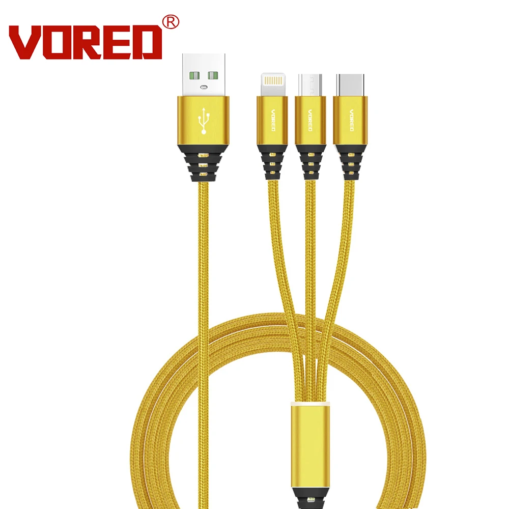 5A output Fast Charging 3 in 1 USB cable lighting Android Iphone Type C Charger Cable For Iphone Samsung Huang Wei XiaoMi
5A output Fast Charging 3 in 1 USB cable lighting Android Iphone Type C Charger Cable For Iphone Samsung Huang Wei XiaoMi