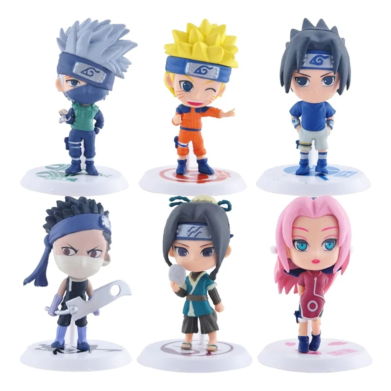 Naruto 6pcs/set Action Figures Dolls Chess New PVC Anime Naruto Sasuke Gaara Model Figurines for Decoration Collection Gift Toys 
Naruto 6pcs/set Action Figures Dolls Chess New PVC Anime Naruto Sasuke Gaara Model Figurines for Decoration Collection Gift Toys