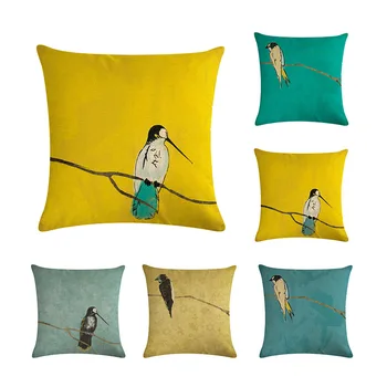 The Simple Classical Style Flower and Bird Series Pillow Cover Cushion Linen Cotton Pillow Cover Decoration For Home Office
The Simple Classical Style Flower and Bird Series Pillow Cover Cushion Linen Cotton Pillow Cover Decoration For Home Office