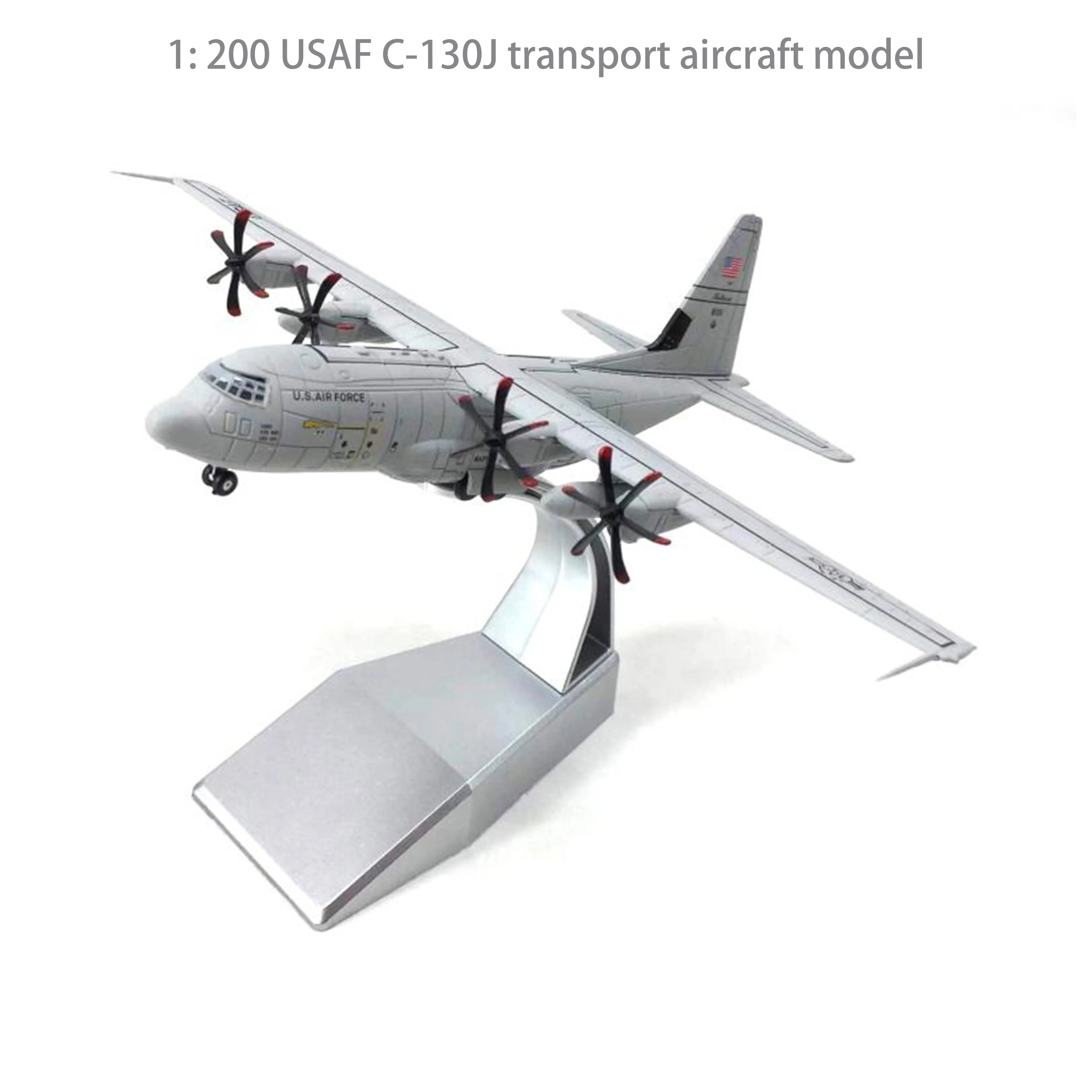 1: 200 USAF C-130J transport aircraft model Simulated semi alloy aircraft model Finished decoration
1: 200 USAF C-130J transport aircraft model Simulated semi alloy aircraft model Finished decoration