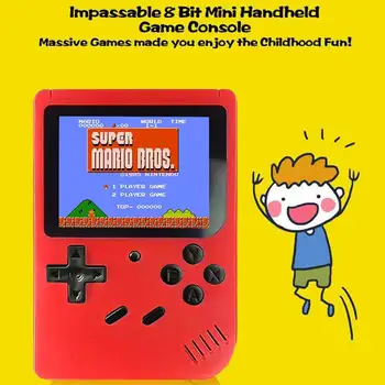 Portable FROG 8 bit Handheld Game Console Mini Handheld Player Built-in 400 Games 3.0 Inch Retro Video Children Game Console
Portable FROG 8 bit Handheld Game Console Mini Handheld Player Built-in 400 Games 3.0 Inch Retro Video Children Game Console