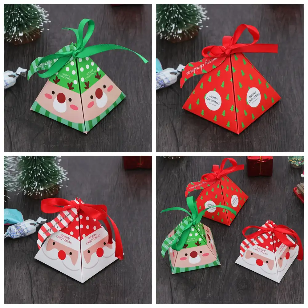 merry christmas candy box bag christmas tree xmas party gift box