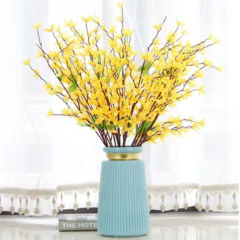 Fake Winter Jasmine (7 stems/bunch) 23.62" Length Simulation Jasminum Nudiflorum for Wedding Home Decorative Artificial Flowers
Fake Winter Jasmine (7 stems/bunch) 23.62" Length Simulation Jasminum Nudiflorum for Wedding Home Decorative Artificial Flowers
