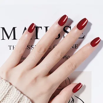 24pcs/box Ballet Red Pure Color Metal Captivating False Nails press on Long Lasting Full Cover Fnished products Nail Tips glue
24pcs/box Ballet Red Pure Color Metal Captivating False Nails press on Long Lasting Full Cover Fnished products Nail Tips glue