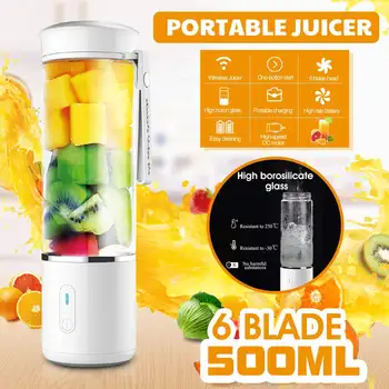 Becornce 500ml USB Rchargable Portable Electric Juicer High Borosilicate Glass Cup Smoothie Blender Machine Mixer Juice Maker
Becornce 500ml USB Rchargable Portable Electric Juicer High Borosilicate Glass Cup Smoothie Blender Machine Mixer Juice Maker